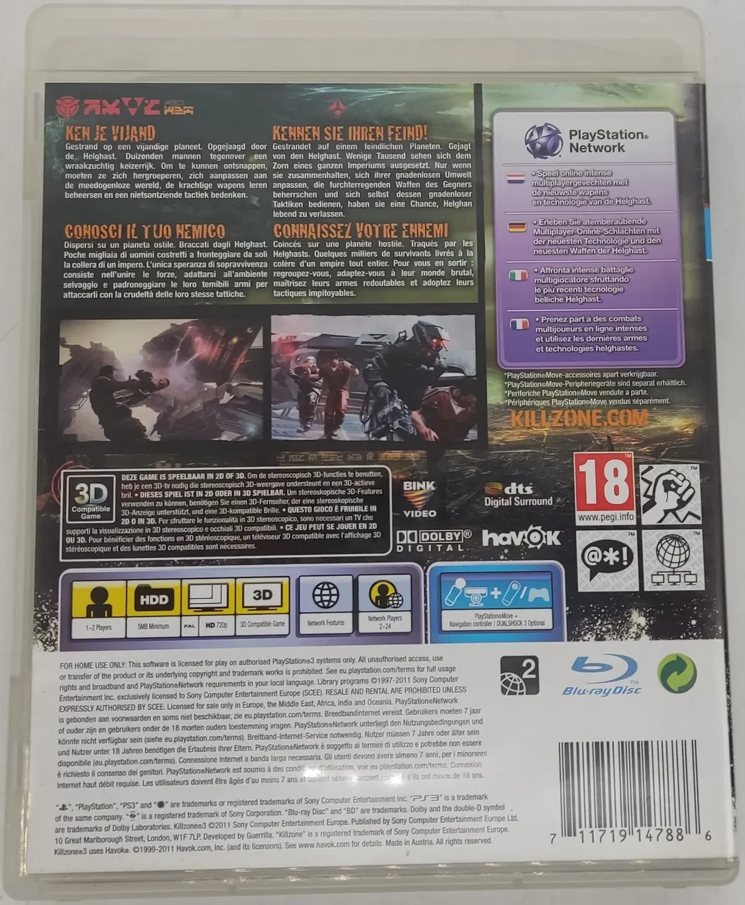 Playstation Sony PS3 Spiel Killzone 3 – Bild 2