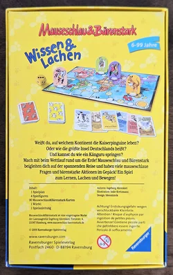 Mausenschlau & Bärenstark . Wissen & Lachen - Gesellschaftspiel - Ravensburger - Bild 2