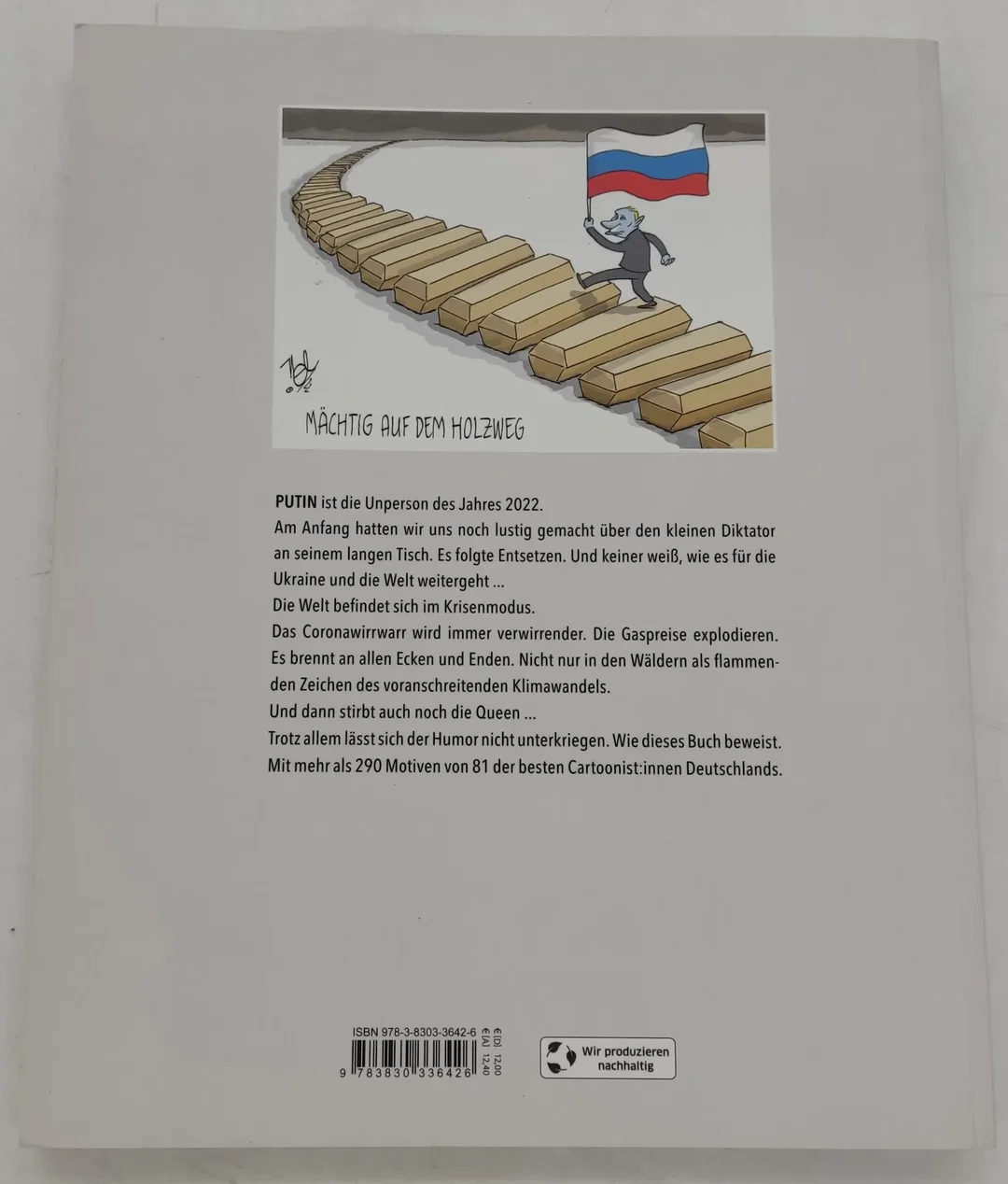 Buch "Beste Bilder" 13 -Die Cartoons des Jahres 2022 – Bild 2