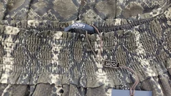 Joop! Damen Minirock "Fenja" Gr.32 Schlangenprint aus grün-schwarz-chocolate-nuancen – Vorschau 3