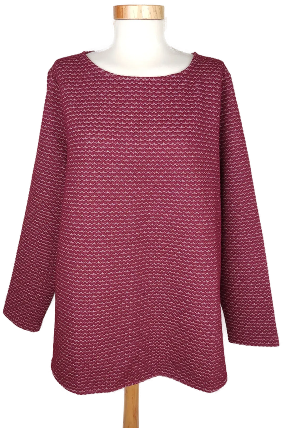 Walbusch Damen Bluse weinrot - 3XL/48 - Bild 4