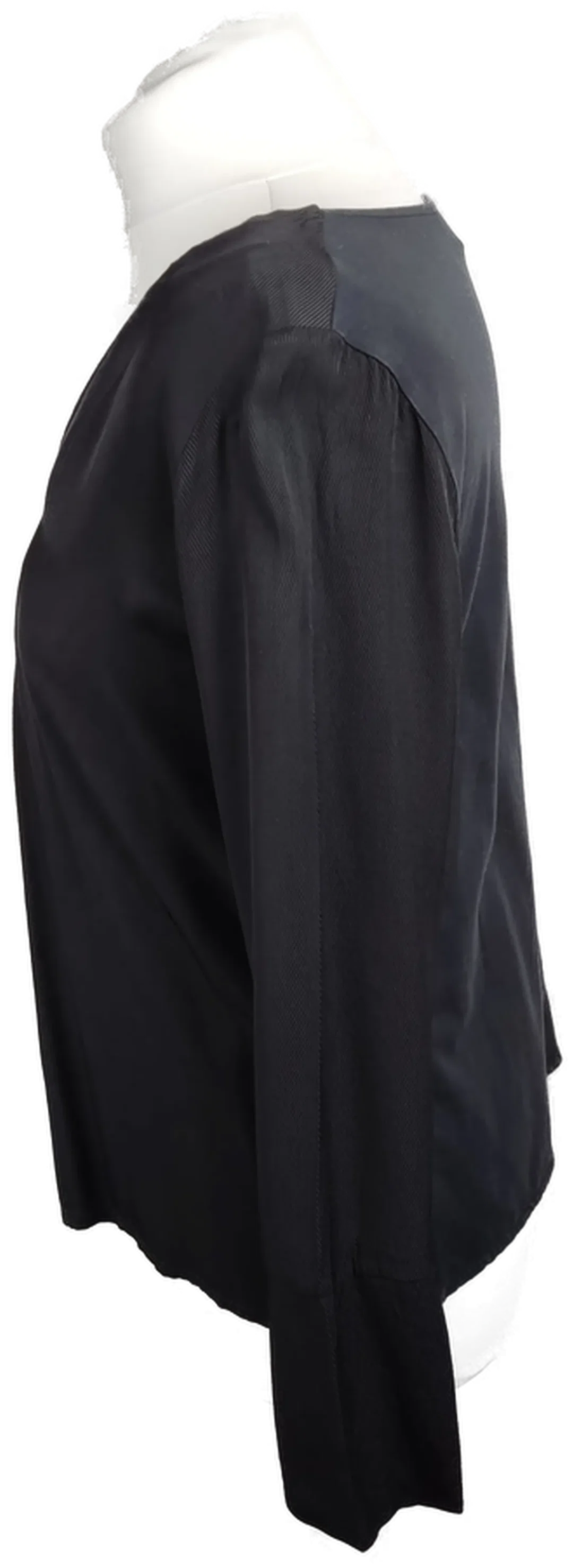 Massimo Dutti Damen-Oberteil In Anthrazit Mit V-Ausschnitt | Casual-Chic – Bild 2