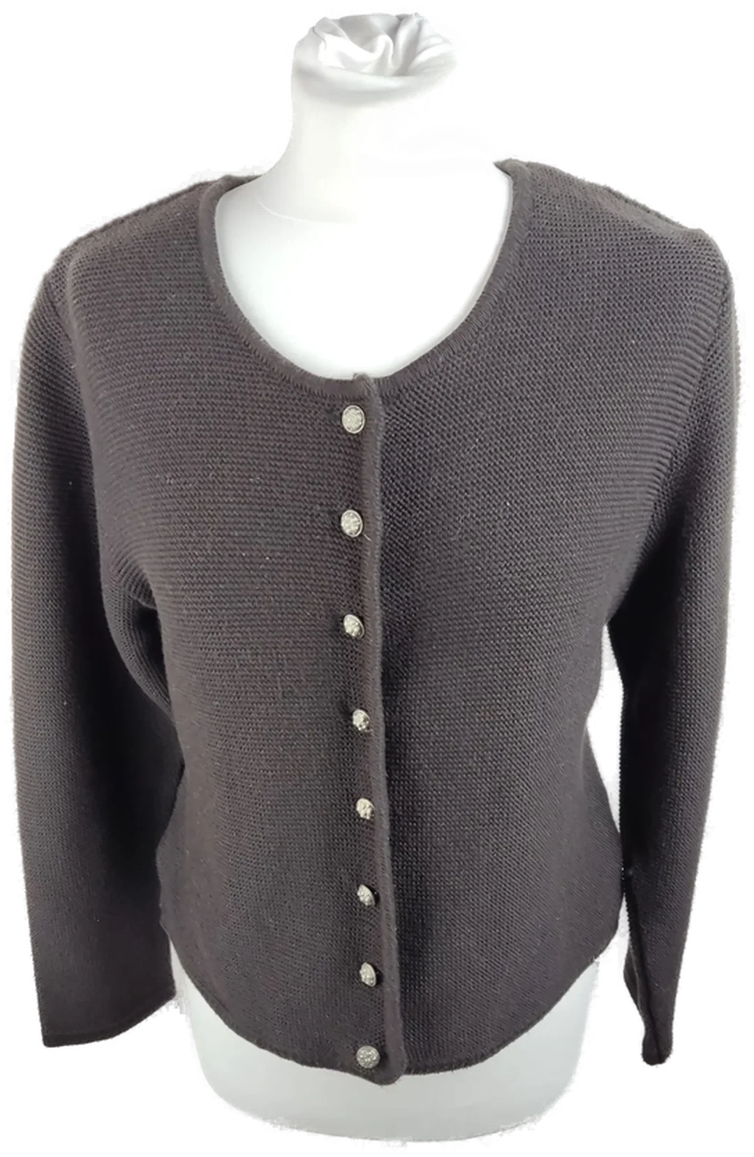Country Line Trachtenstrickjacke Dunkelgrau Gr. 42 | Trachten-Chic – Bild 1