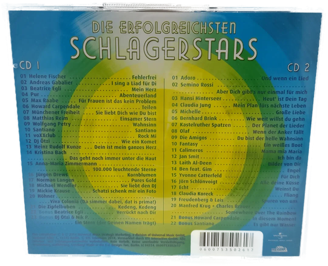 CD "Die ultimative Chartshow - Die erfolgreichsten Schlagerstars" – Bild 2
