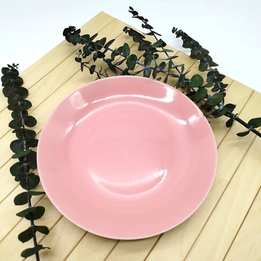 Dessertteller, Lilien Porzellan, Daisy, Nr. 19, rosa  – Bild 1
