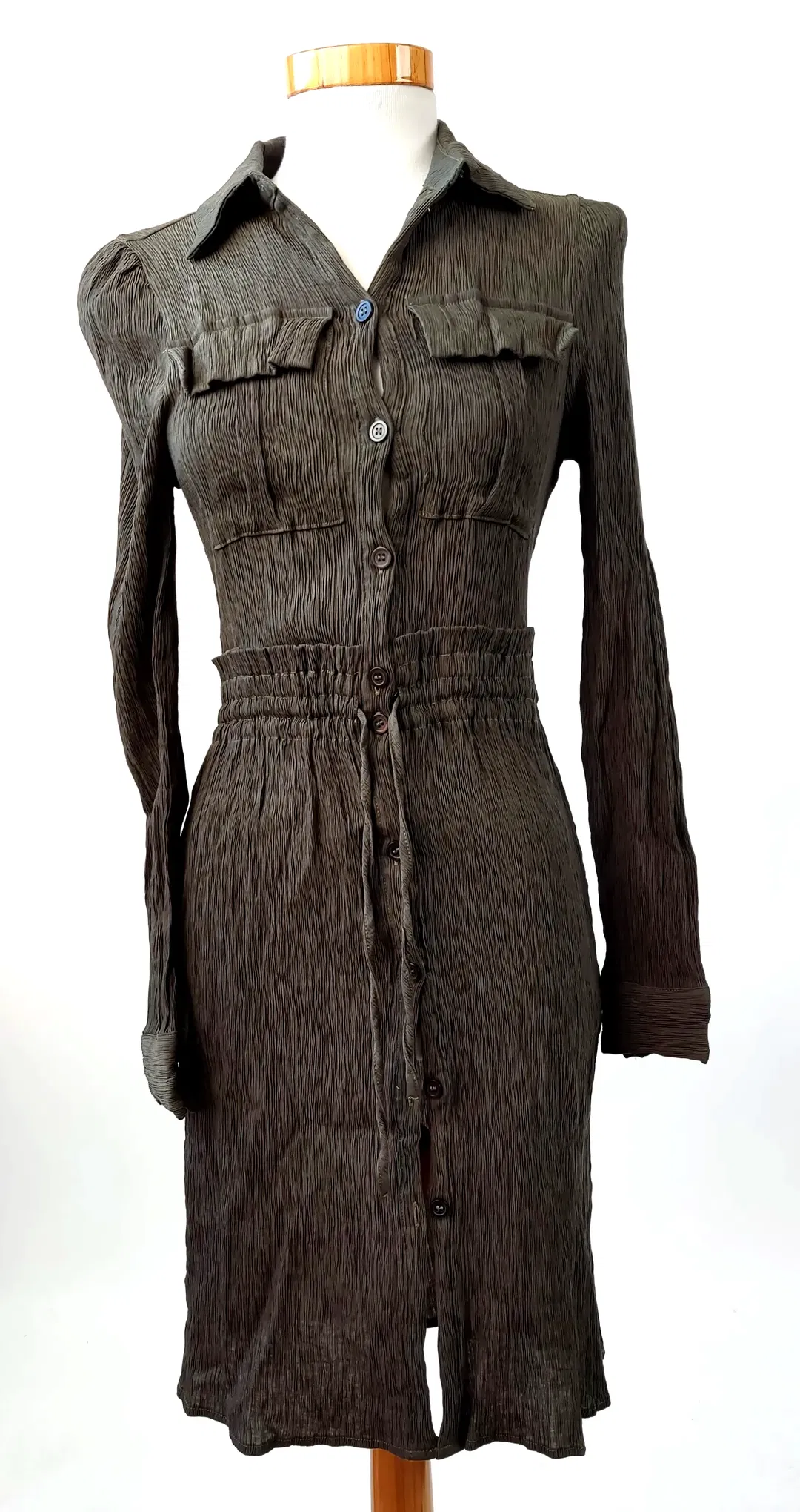 Guido Maria Kretschmer for About You Kleid langarm grün - Gr. 34 - Bild 1