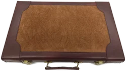 Vintage Backgammon im Lederkoffer - Bild 3