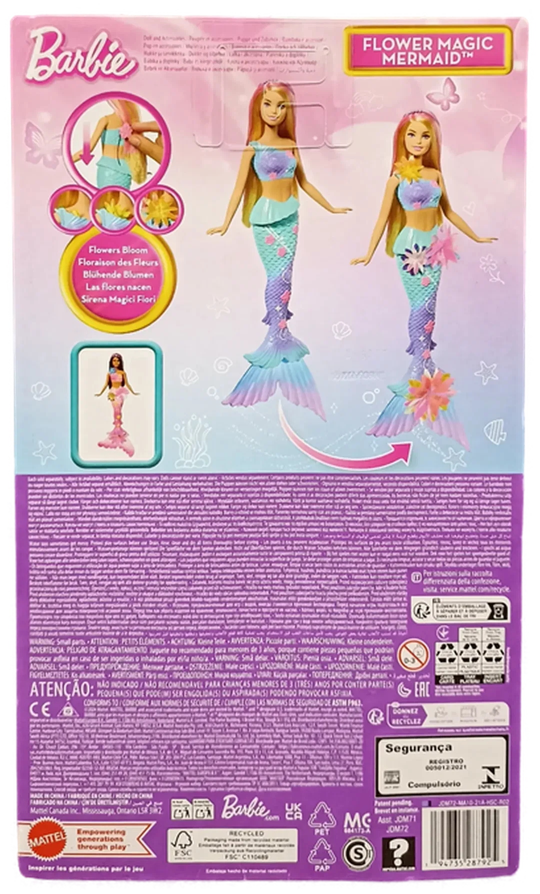 Mattel Barbie Flower Magic Meerjungfrau (OVP) – Bild 3