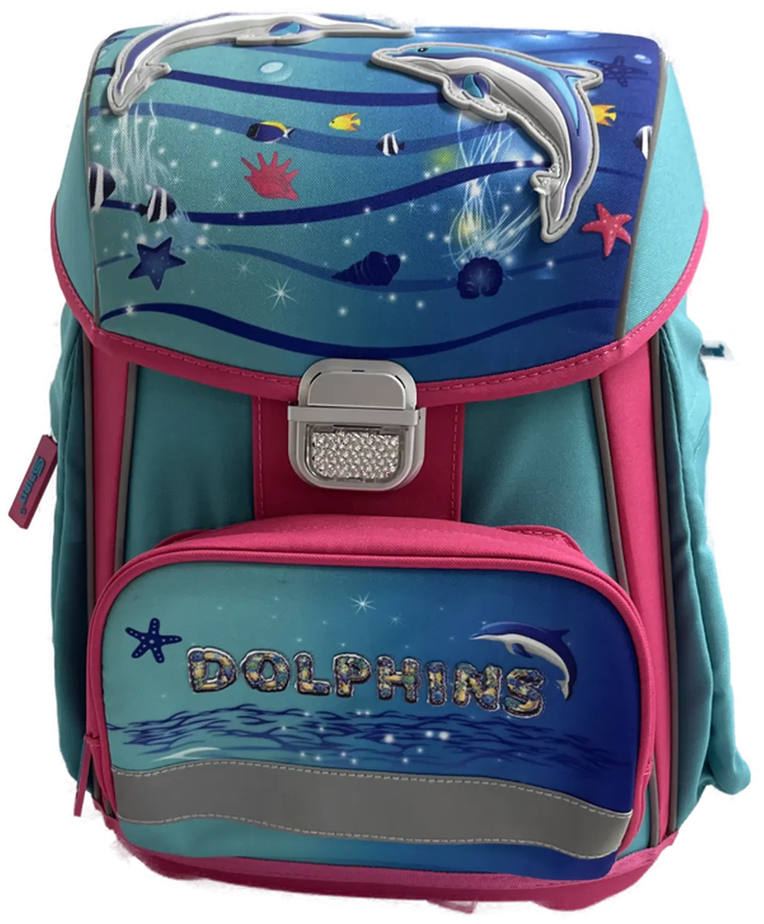 5-teiliges Mädchenschultaschen-Set Dolphins Spirit - Neu mit Etikett - Bild 1