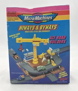 Vintage - Micro Machines - Hiways & Byways TM - Ace Road Builders TM