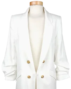 NAF NAF Damen Blazer, weiß - Gr. 36 - Bild 3
