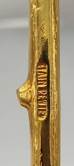 Deko-Rose 95% Zinn Goldfarben | Retro-Charme - Bild 18