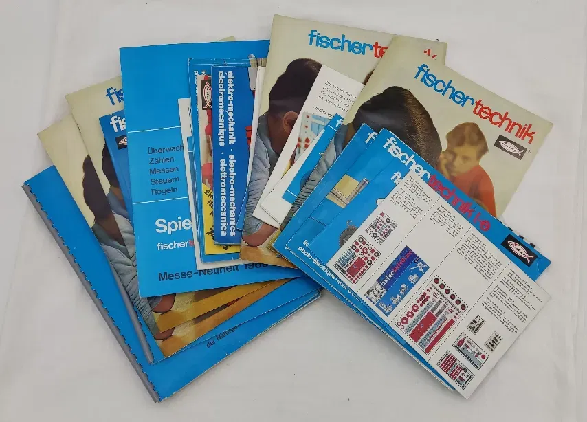 Fischer Technik - Vintage Konvolut Bauanleitungen - 32 Stück - Bild 1