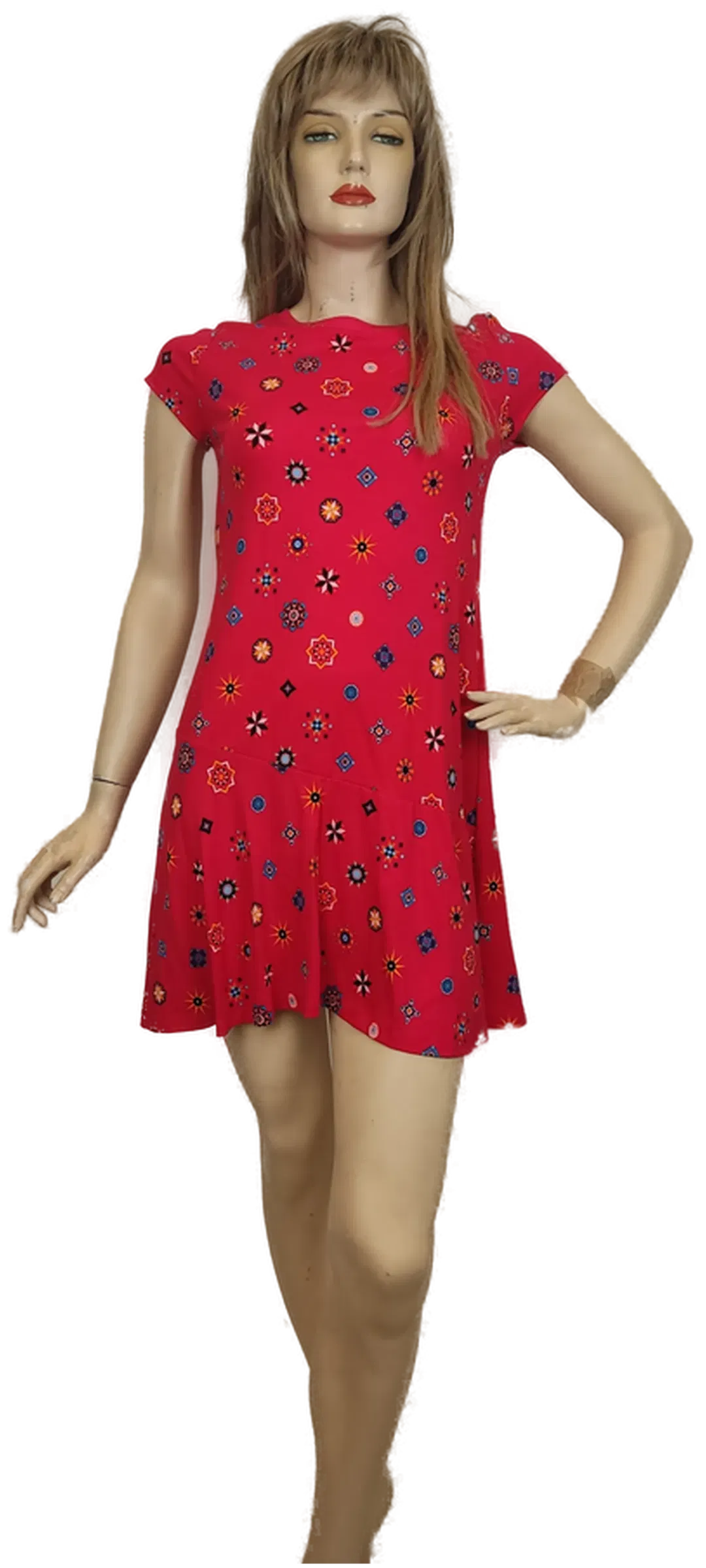 Desigual Damen Kleid rot Gr. S - Bild 1