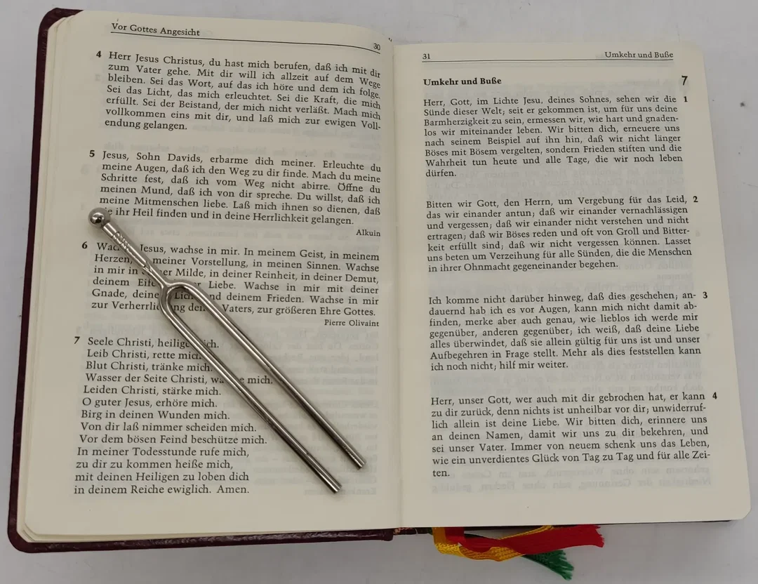 Andenken an die hl. Firmung "Gotteslob mit Rosenkranz" von 1975 /Bibel – Bild 8
