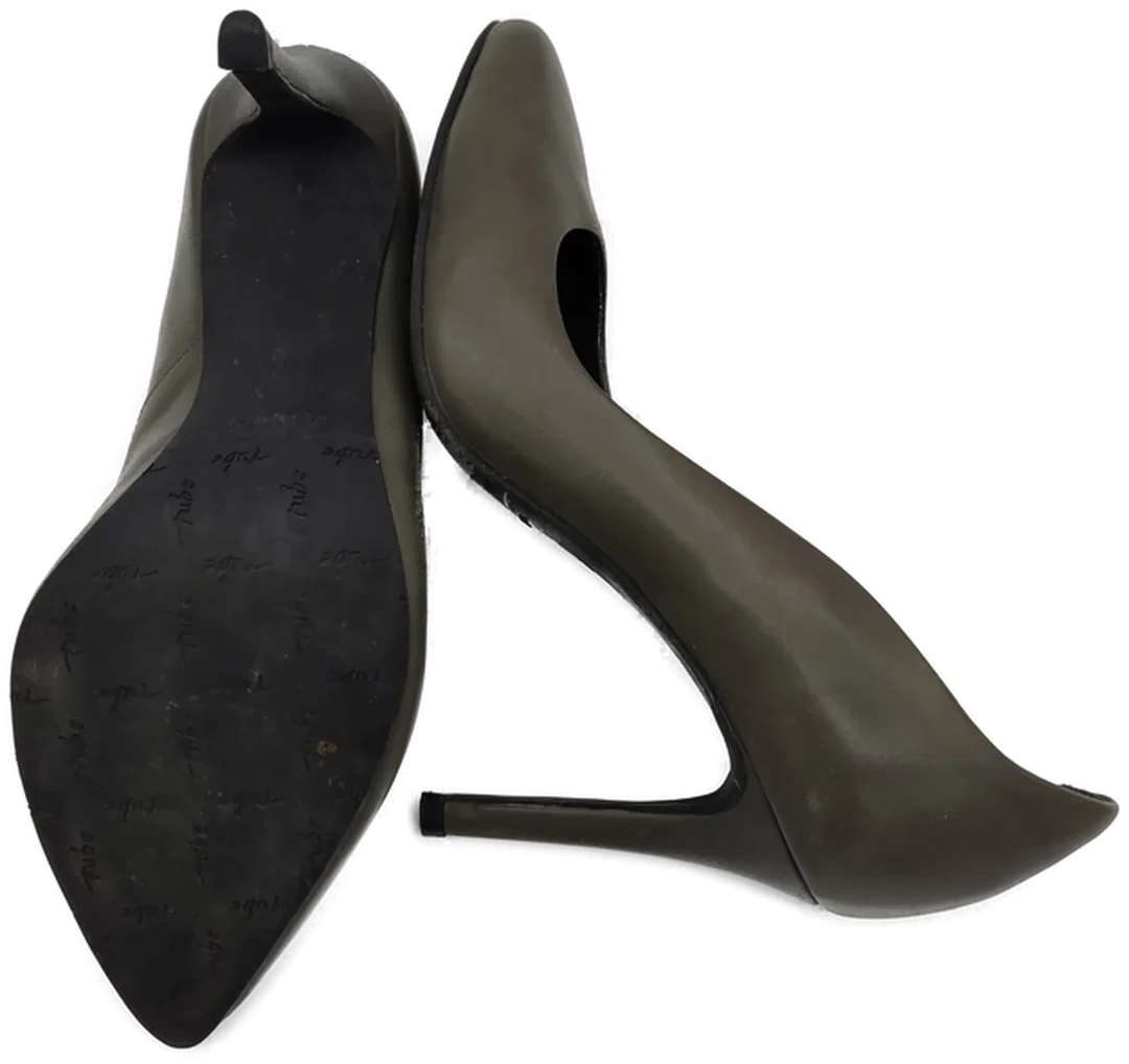 Tube High Heels Pumps Leder - Gr. 39 – Bild 3