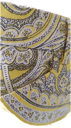 Christian Berg 7/8 Hose Gr. 40 in gelb-schwarz-weiß - Sommermuster - Bild 3