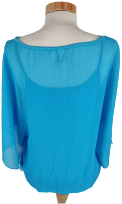 Damen Shirt m.x.o in Hellblau, Größe L  - Bild 3