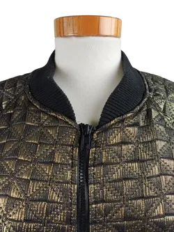 Denim Co Damen Jacke, gold/schwarz - Gr. L/40 - Bild 4