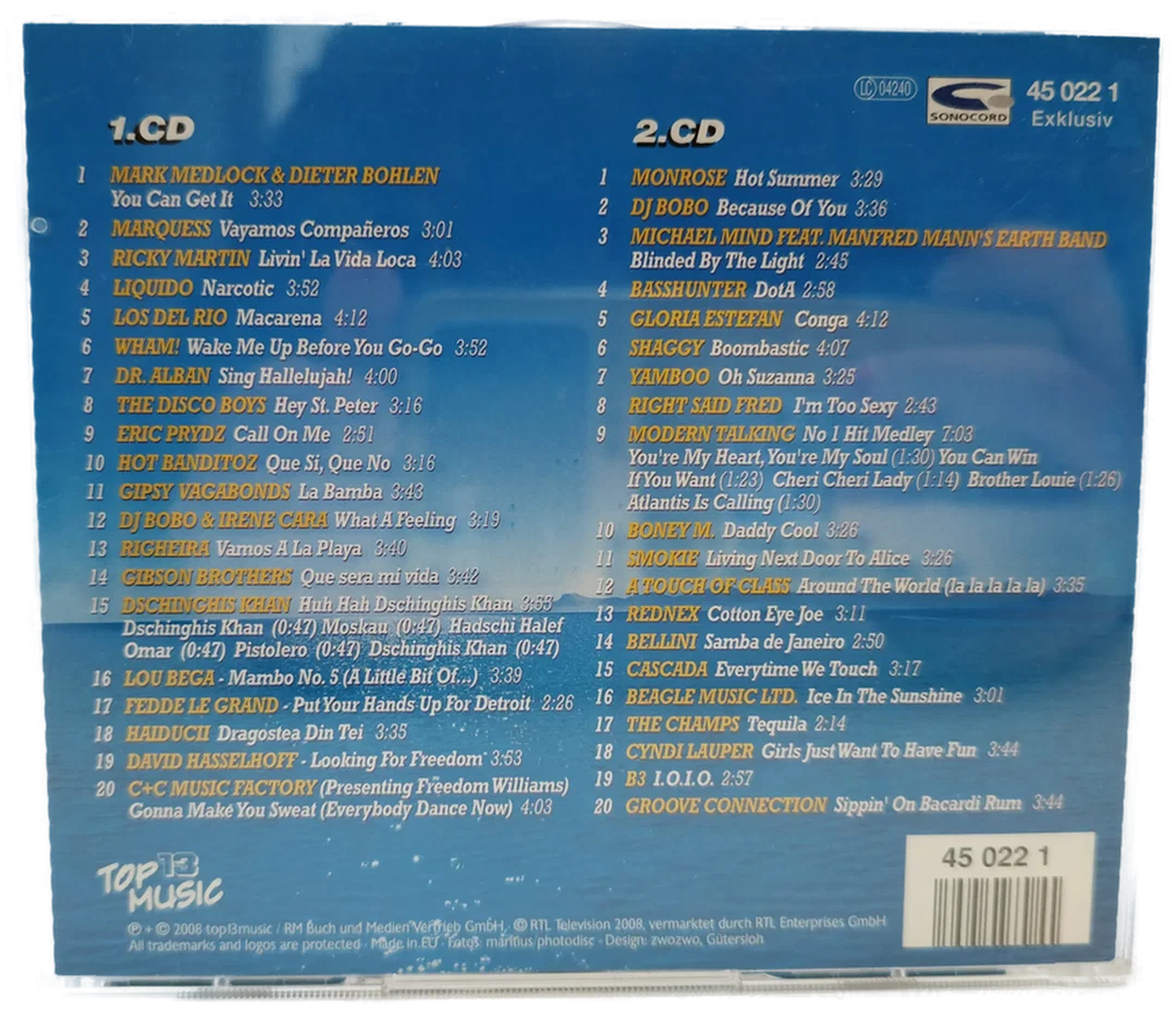 Best of Mallorca Hits, Chart Boxx - CD / 2008 – Bild 2