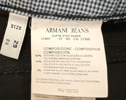 Armani Jeans Damen Jeans dunkelgrau Gr. 29 - Bild 4