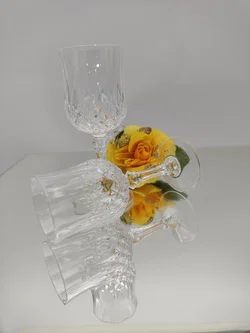 Likörgläser 2er Set Cristal d'Arques Longchamp | Kristall-Schatz – Vorschau 2