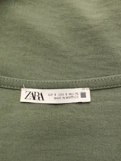 Damenbluse Zara Polyester Größe 36 | Sommerleicht - Bild 4