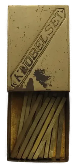 Knobel-Set Messing mit 14 Messing Stäbe - Bild 3