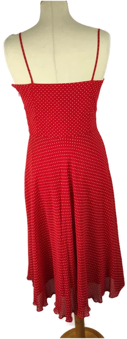 Midikleid Jake*s Gepunktet Viskose Gr. 40 | Sommerabend-Charme - Bild 3