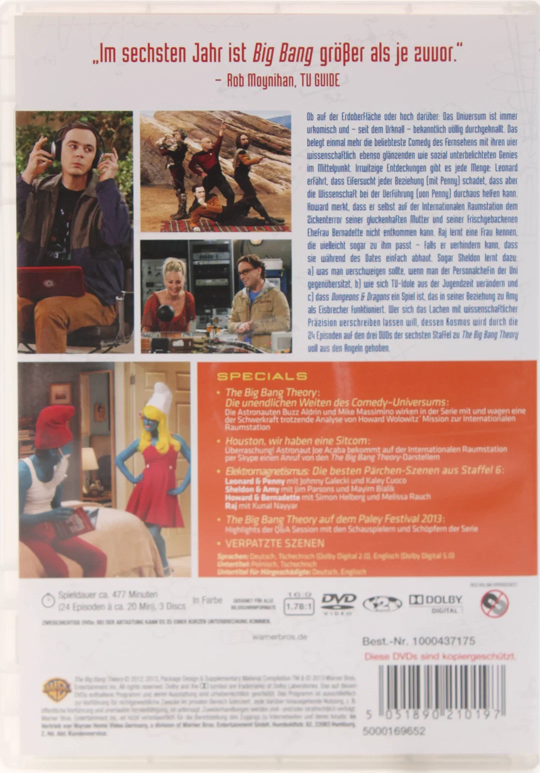DVD The Big Bang Theory – Die komplette sechste Staffel (3 DVDs) – Bild 2