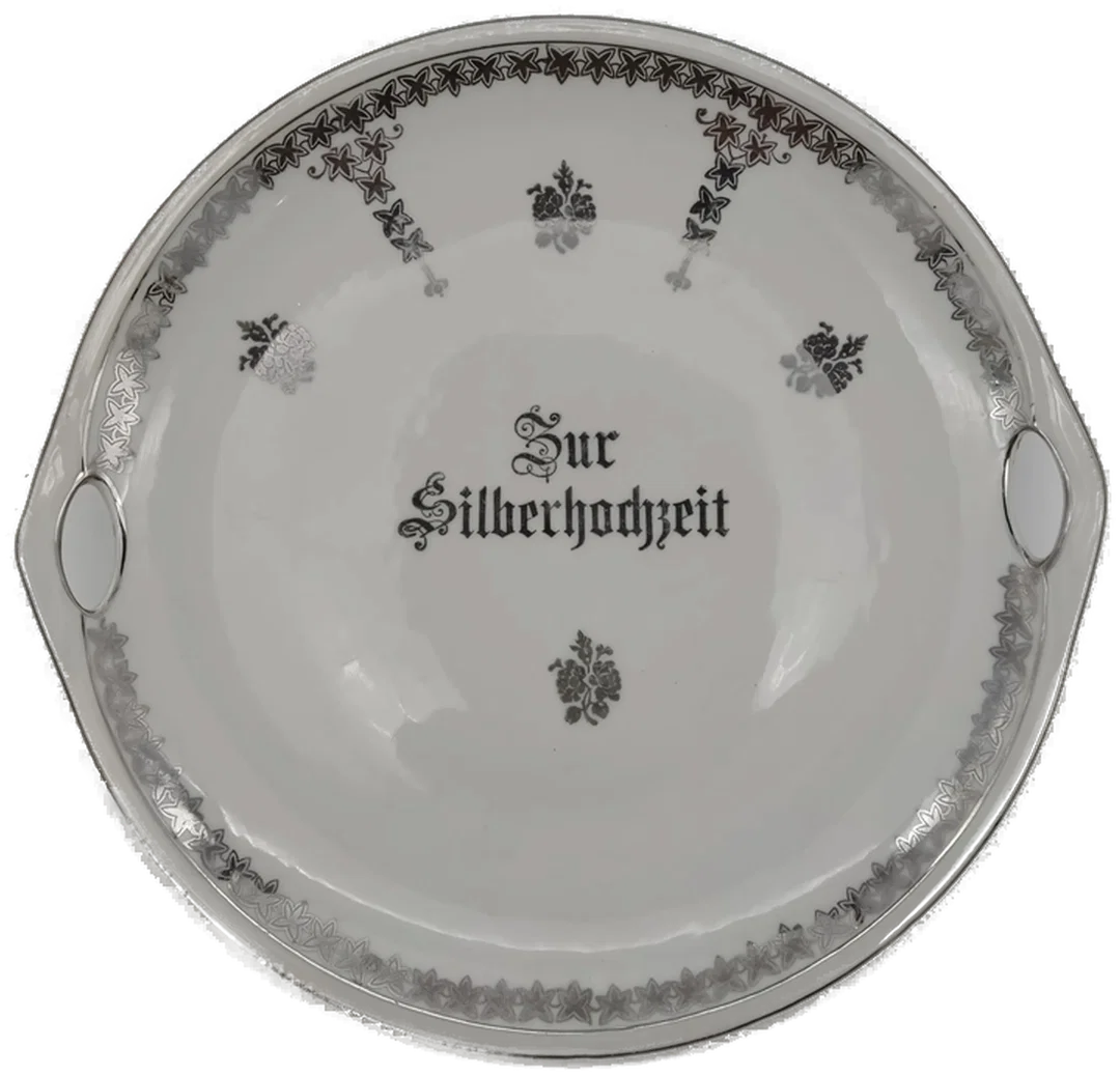 3-tlg. Tafelservice Sonstige Silberhochzeit | Festliches Andenken – Bild 2