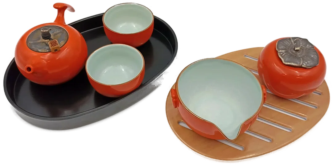 Keramik Kungfu Reise Tee Set 