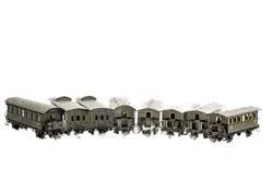 Märklin Personen- und Gepäckwagen 8 Stück Blechgehäuse H0 - Bild 4