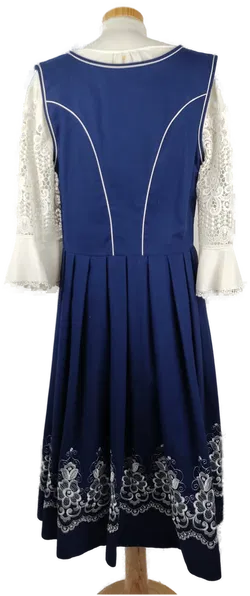 Salzburger Damen-Dirndl midi blau - XXL/44 - Bild 2