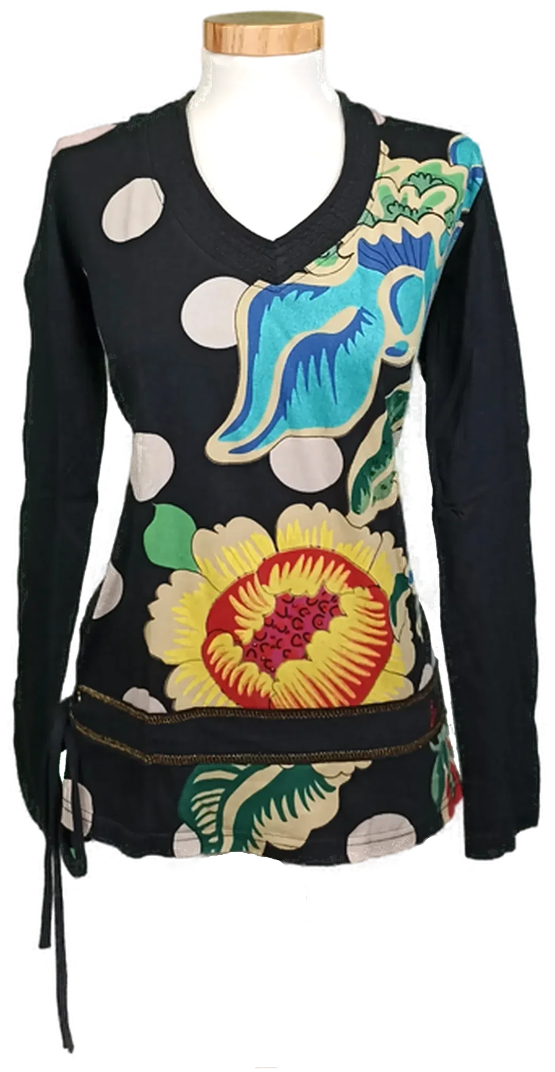 Desigual Damentop gemustert Gr. L - Bild 1