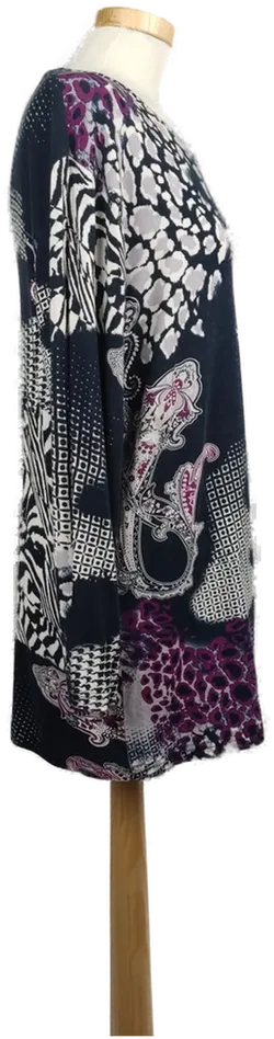 Casual Look Damen-Langarmshirt gemustert - XL/42 - Bild 3