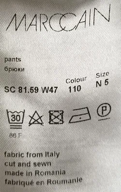 Marc Cain Damen Hose weiß Gr. XL - Bild 4