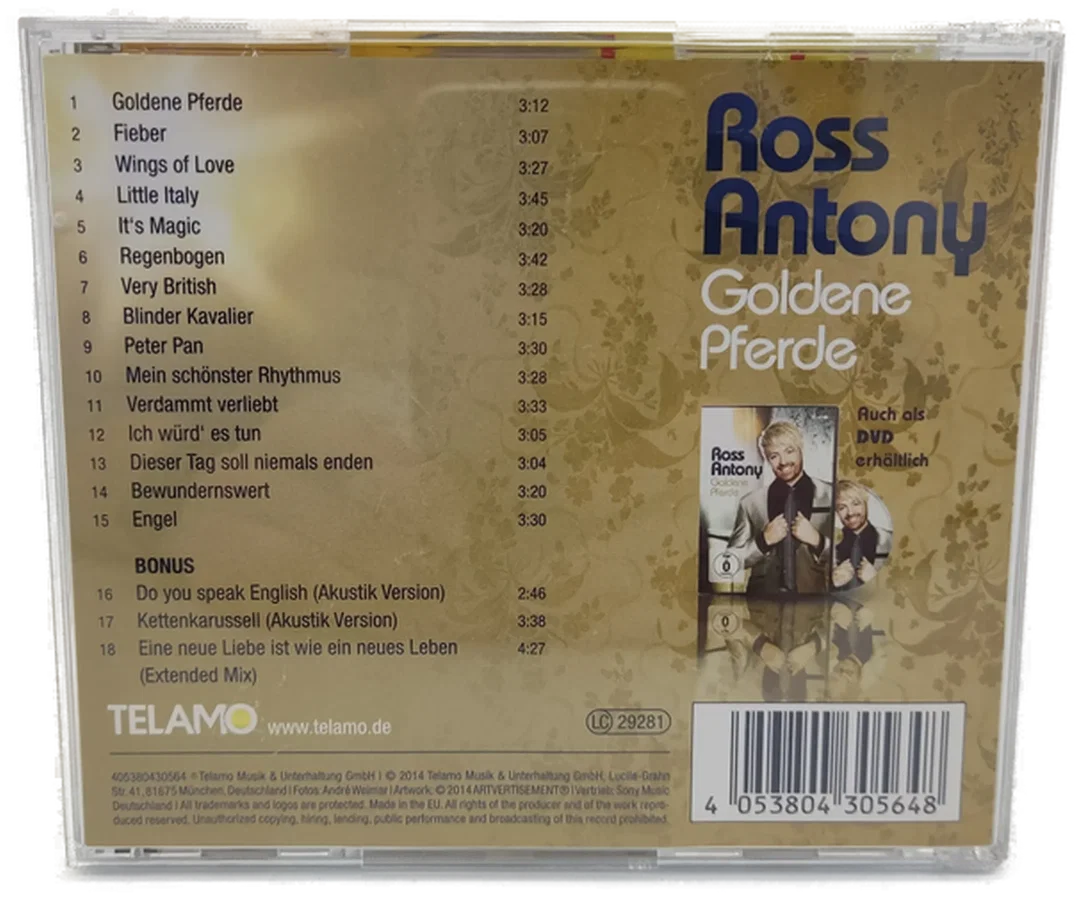 CD Ross Antony "Goldene Pferde" – Bild 2
