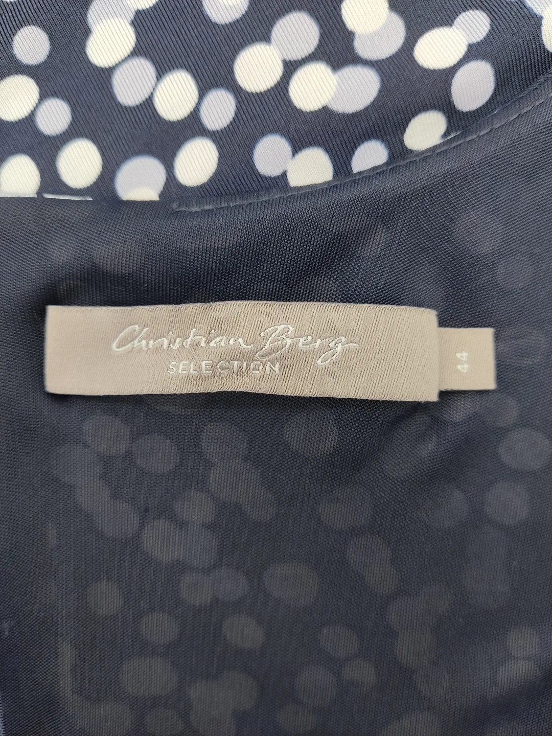 Christian Berg Damen Kleid blau Gr. 44 – Bild 3