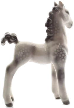 Thomas Porzellan Pferd Fohlen – Austria – Vintage Figur – handbemalt – ca. 18 cm - Bild 2