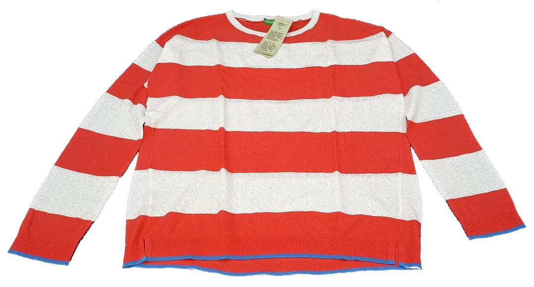 United Colors of Benetton Kindershirt rot/weiß Gr. 3XL - Bild 4