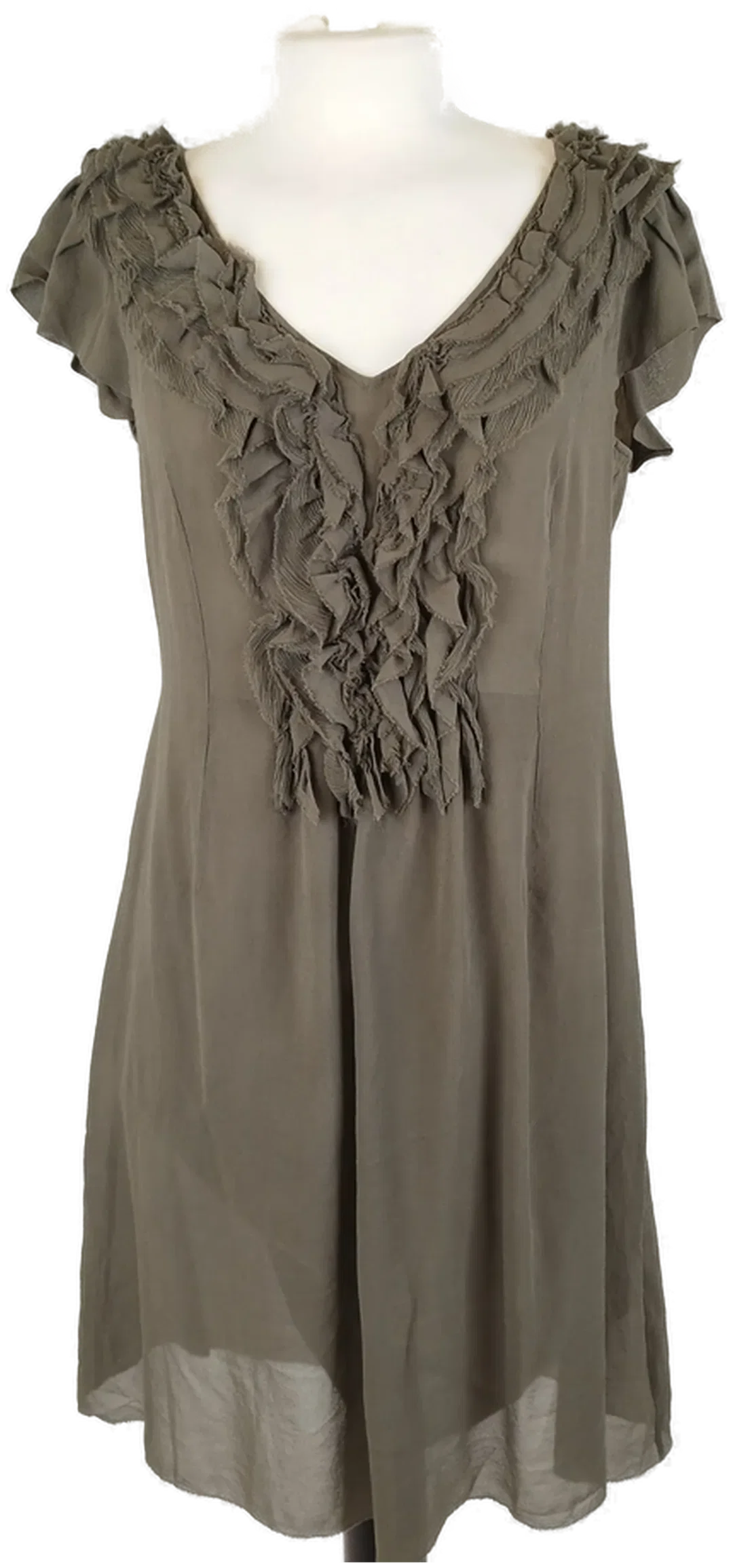 Marc Cain Midikleid - Größe 40 / 100% Seide - Bild 1