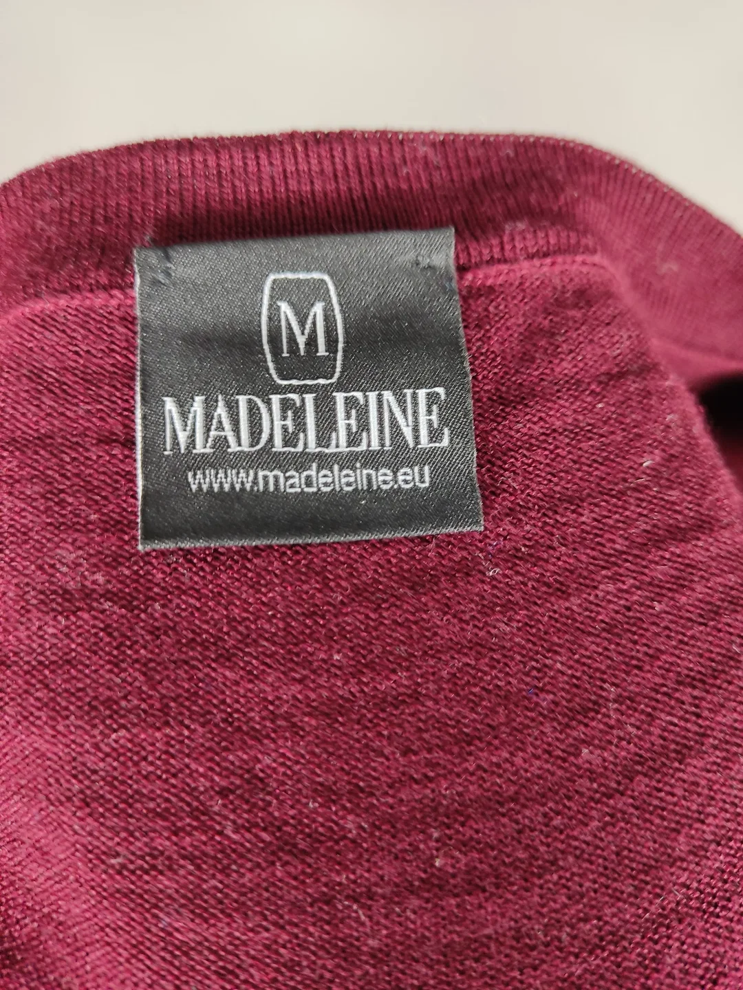 MADELEINE Damen-Strickjacke weinrot - XL / 42 – Bild 5