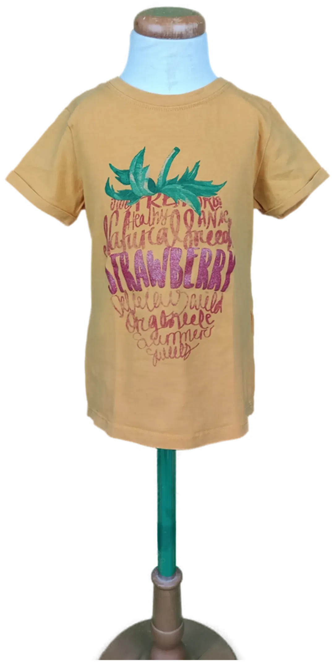 Name It Mädchen T-Shirt hellorange - 110 - Bild 4