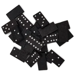 Dominospiel mit Holzbox, Drachenmotiv & Anleitung - Bild 3