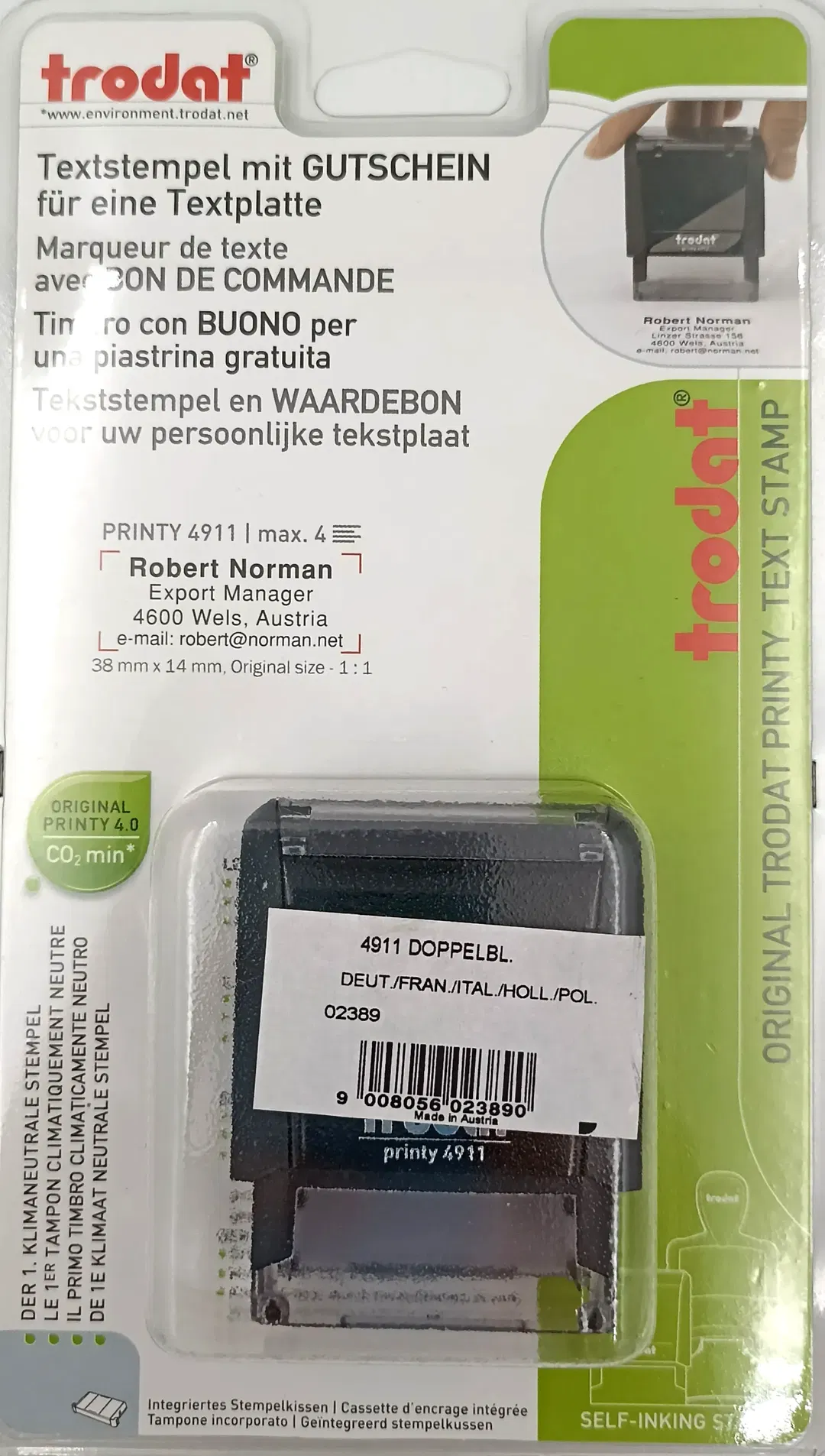 Trodat Printy 4911 schwarz - Bild 1