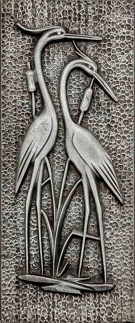 Gussplatte Reliefbild 