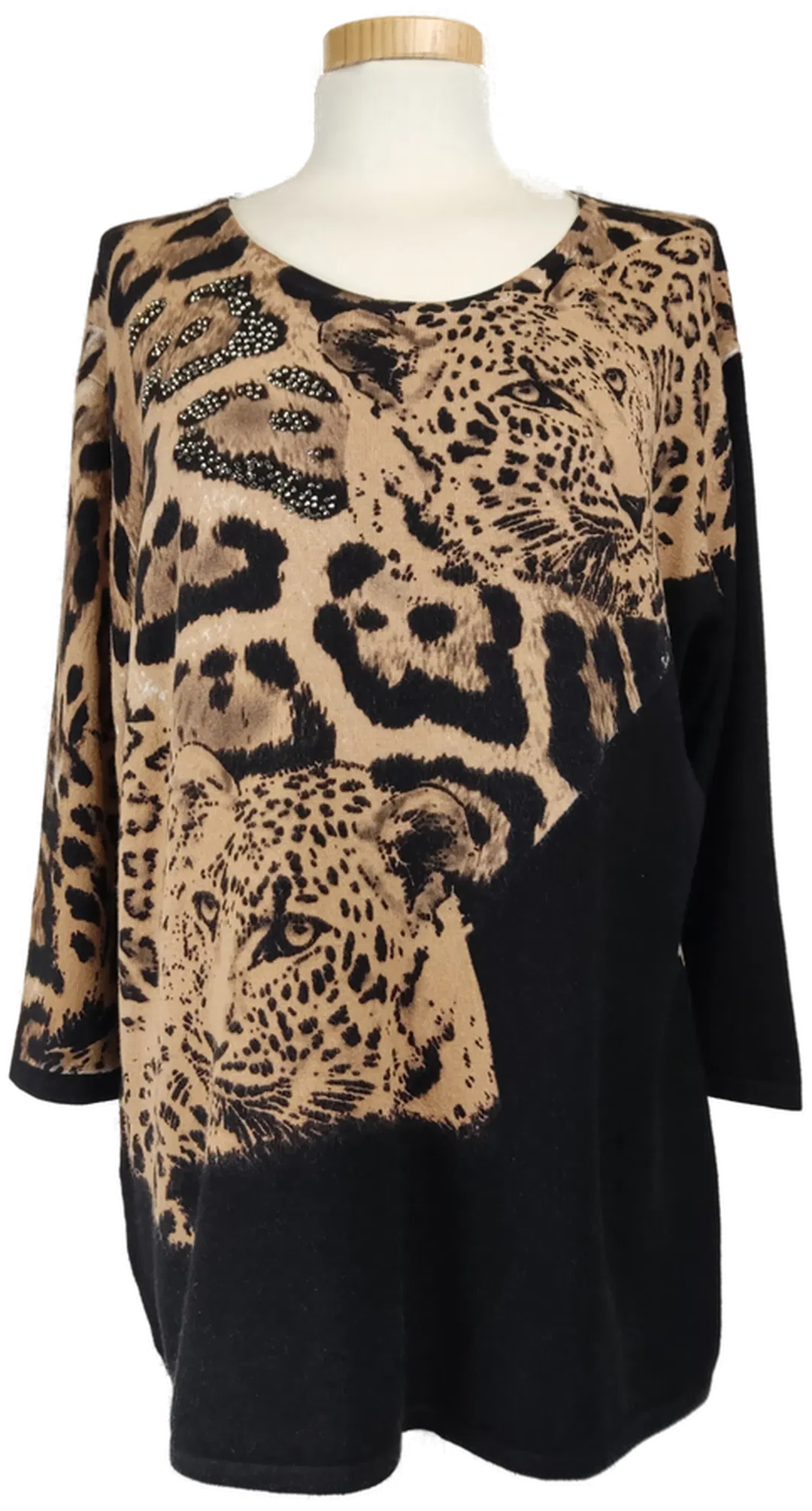 Futura Moda Damen-Langarmshirt Animalprint - L/40 - Bild 1