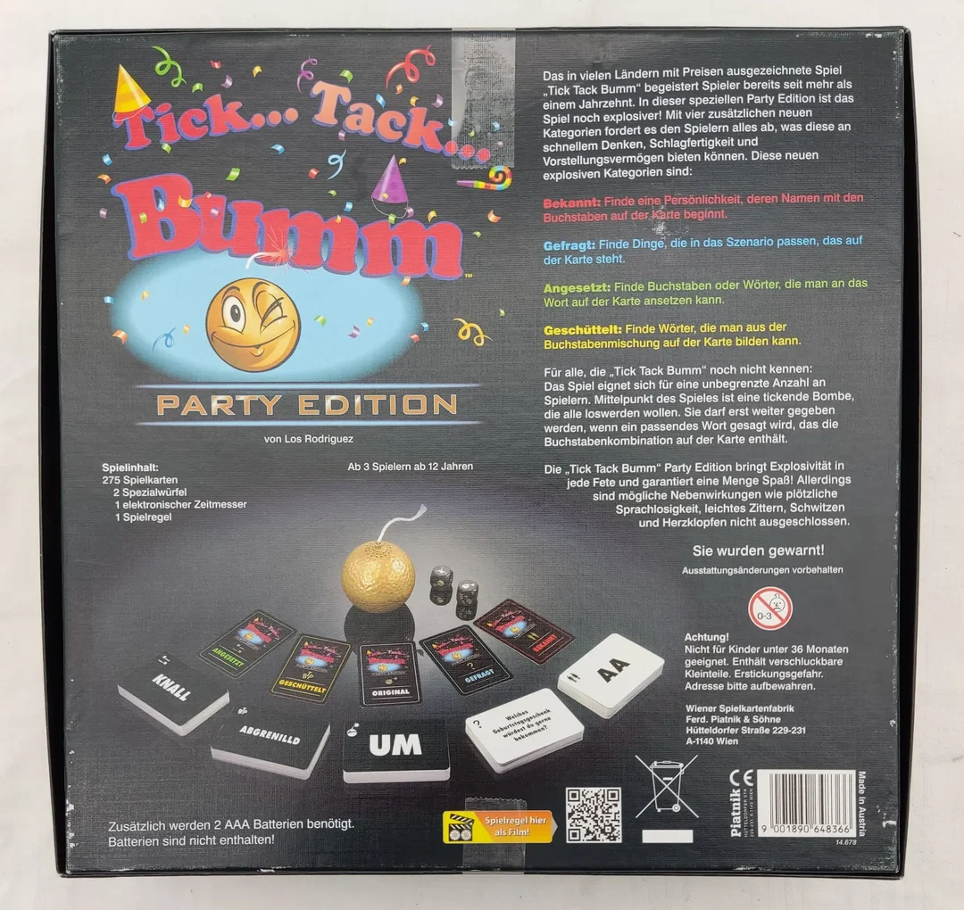 Piatnik - Tick Tack Bumm - Spiel – Bild 2