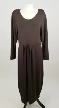 HOPSACK Maxikleid - ca. Gr. 46/48 / 90% Viskose, 10% Elasthan - Bild 1